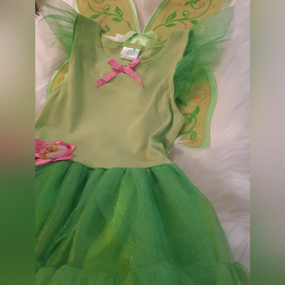 Disney Faries Tinker Bell Costume Child Small (Size 4-6)